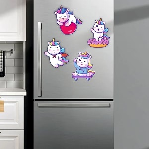 Zesta Wooden Fridge Magnets Set Refrigerator