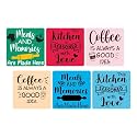 Zesta Wooden Fridge Magnets Set Refrigerator