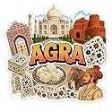 Zesta Wooden Fridge Magnets Set Refrigerator