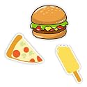 Zesta Wooden Fridge Magnets Set Refrigerator