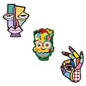 Zesta Wooden Fridge Magnets Set Refrigerator
