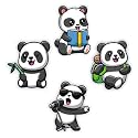 Zesta Wooden Fridge Magnets Set Refrigerator