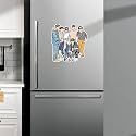 Zesta Wooden Fridge Magnets Set Refrigerator