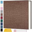 Zesthouse Large 18In Photo Album Self Adhesive 60 Pages, Scrapbook Albums with Sticky Page Holds 10x12 & 8x10 & 5X7 & 4x6 Pictures, DIY Photo Book Ideal Gift for Family Wedding Baby