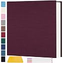 Zesthouse Large 18In Photo Album Self Adhesive 60 Pages, Scrapbook Albums with Sticky Page Holds 10x12 & 8x10 & 5X7 & 4x6 Pictures, DIY Photo Book Ideal Gift for Family Wedding Baby