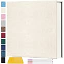 Zesthouse Large 18In Photo Album Self Adhesive 60 Pages, Scrapbook Albums with Sticky Page Holds 10x12 & 8x10 & 5X7 & 4x6 Pictures, DIY Photo Book Ideal Gift for Family Wedding Baby