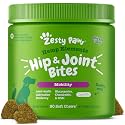 Zesty Paws Glucosamine for Dogs - Dog Joint Supplement + Hemp, Chicken 90ct