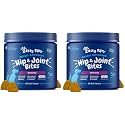 Zesty Paws Mobility Bites Joint Supplement for Dogs - Soft Chews with Glucosamine for Dogs, Chondroitin, &amp; MSM + Vitamins C and E - Adv Chicken - 90 Count (Pack of 2)