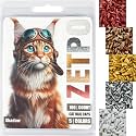 zetpo 100 pcs Cat Nail Caps | Cat Claw Covers | with Adhesives and Applicators (XS, Metal Red, Bronze, Gold, Silver, Pearl White)