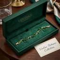 zevarna Alloy Cubic Zirconia Gold-plated Bracelet Set