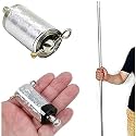 ZEVON Magical Safety Stick | Silver Appearing Cane Metal Steel Professional Trick Prop Stretchable Extendable Pocket Stick | Pocket Stick, Magic Wand Stick Toy for Kids Girls Boys Adult