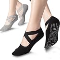 ZEVON® Women's Grip Socks | Anti Skid Yoga Pilates Gym Socks 1 Pair