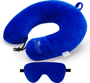 zexsazone u shape neck pillow travelling headrest multipurpose neck rest with eye mask neck pillow
