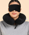 Zexsazone U Shape Neck Pillow travelling headrest, Multipurpose neck rest with Eye mask Neck Pillow