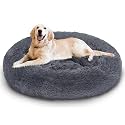 ZEXSAZONE Round Donut Extra Large Dog Bed | Both Side Usable, Washable, Comfortable XL/XXL Pet Bed for Large Dogs, Adult Dogs, Giant Breeds | Cozy Cooling Summer Bed for Pets
