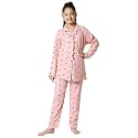 ZEYO Girls Night Suit Set Cotton Heart