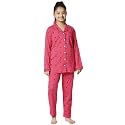 ZEYO Girls Night Suit Set Cotton Heart