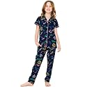 ZEYO Night Suit for Girl39s Printed Cotton
