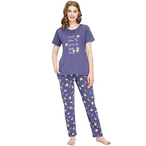 ZEYO Night Suit for Womens Cookies