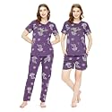 ZEYO Night Suit for Women39s Cheetah amp