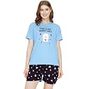 ZEYO Night Suit for Women39s Typography Printed