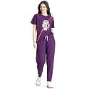 ZEYO Night Suit for Women39s Typography Printed