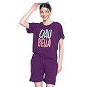 ZEYO Night Suit for Women39s Typography Printed
