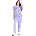ZEYO Night Suit for Women39s Typography Printed