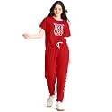 ZEYO Night Suit for Womens Typography Printed