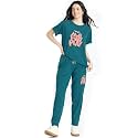ZEYO Night Suit for Womens Typography Printed