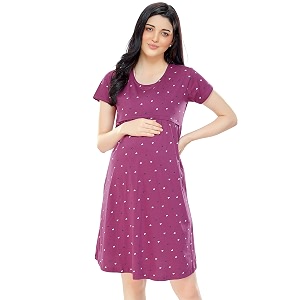 ZEYO Womens Cotton All Over Print Above