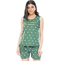 ZEYO Women39s Cotton Heart Printed Relaxed Night