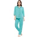 ZEYO Women39s Cotton Heart Printed Night Suit