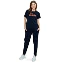 ZEYO - Women39s Cotton Typography Side Striped