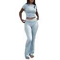 ZFLM Casual Workout Two Piece Outfits for