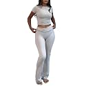 ZFLM Casual Workout Two Piece Outfits for