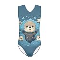ZFRXIGN Leotards for Girls Gymnastics 3-14 Years Kids Dance Clothes Summer Beachwear