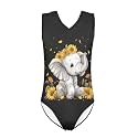 ZFRXIGN Leotards for Girls Gymnastics 3-14 Years Kids Dance Clothes Summer Beachwear