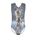 ZFRXIGN Leotards for Girls Gymnastics 3-14 Years Kids Dance Clothes Summer Beachwear