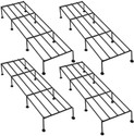 ZH HANDICRAFT Premium Rectangular Anti-Rust Plant Stand