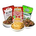 Zhacai Pickled (215g/7.77oz,3Packs/Bag) Si Chuan Zha Cai For Sushi Chinese zhacai for Rice Bowls Si Chuan sui mi ya cai for Ramen Chinese Pickles Variety Set Pickled Cucumber, Radish,Kelp Pickles