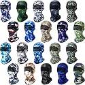 Zhanmai 20 Pcs Balaclava Full Face Mask Ski Mask UV Protection Full Face Cover for Men Women Outdoor Sports (Camouflage)