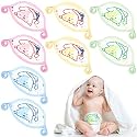 Zhanmai 8 Pcs Newborn Infant Belly Wrap Umbilical Cord Cover Band, Dog