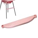 ZHBHSH High Chair Foot Rest, Adjustable, Non-Slip PP, Compatible with IKEA Antilop High Chair (Pink)