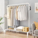 ZHEANURA Plastic Coat Stand (Finish Color - WHITE SINGLE, DIY(Do-It-Yourself))