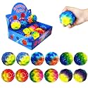 ZHEBAG Bouncy Ball, Colorful Big Super Bouncy Astro Balls, Extreme High Bouncing Balls for Kids,Fun Kids Lightweight Foam Jump Balls for Outside, Improve Hand Eye Coordination Ability