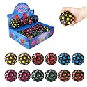 ZHEBAG Bouncy Ball, Colorful Big Super Bouncy Astro Balls, Extreme High Bouncing Balls for Kids,Fun Kids Lightweight Foam Jump Balls for Outside, Improve Hand Eye Coordination Ability