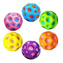 ZHEBAG Bouncy Ball, Colorful Big Super Bouncy Astro Balls, Extreme High Bouncing Balls for Kids,Fun Kids Lightweight Foam Jump Balls for Outside, Improve Hand Eye Coordination Ability