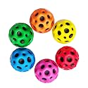 ZHEBAG Bouncy Ball, Colorful Big Super Bouncy Astro Balls, Extreme High Bouncing Balls for Kids,Fun Kids Lightweight Foam Jump Balls for Outside, Improve Hand Eye Coordination Ability