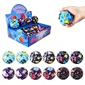 ZHEBAG Bouncy Ball, Colorful Big Super Bouncy Astro Balls, Extreme High Bouncing Balls for Kids,Fun Kids Lightweight Foam Jump Balls for Outside, Improve Hand Eye Coordination Ability